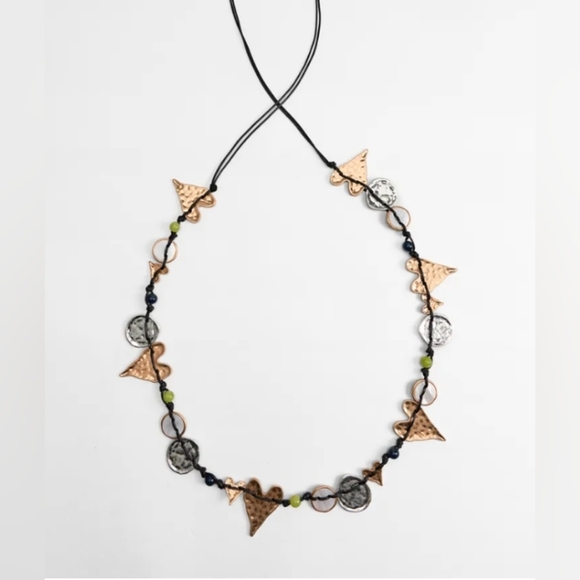 Zara Adjustable Cord Belt With Charm And Beads - Picture 2 of 4